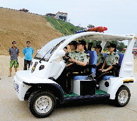 南戴河流动警车