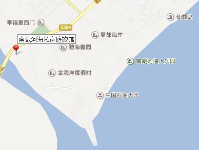 南戴河海拓旅馆地图